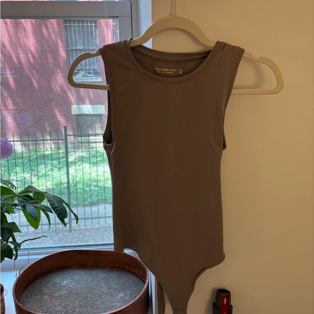Abercrombie & Fitch Brown Bodysuit Top